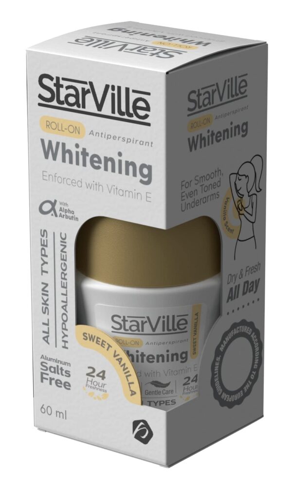 Starville Roll-On Antiperspirant Whitening -60 Ml