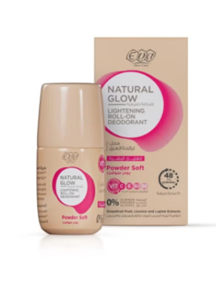 Roll-on Natural Glow Powder Soft Skin Lightening Deodorant 60 g