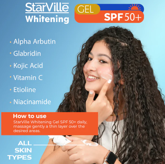 Starville Whitening Gel SPF 50 60g
