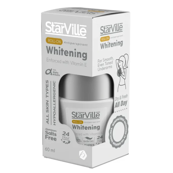Starville Roll-On Antiperspirant Whitening -60 Ml