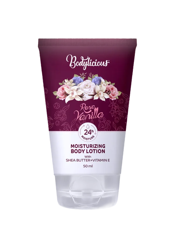 Bodylicious lotion 50ml - rose vanilla
